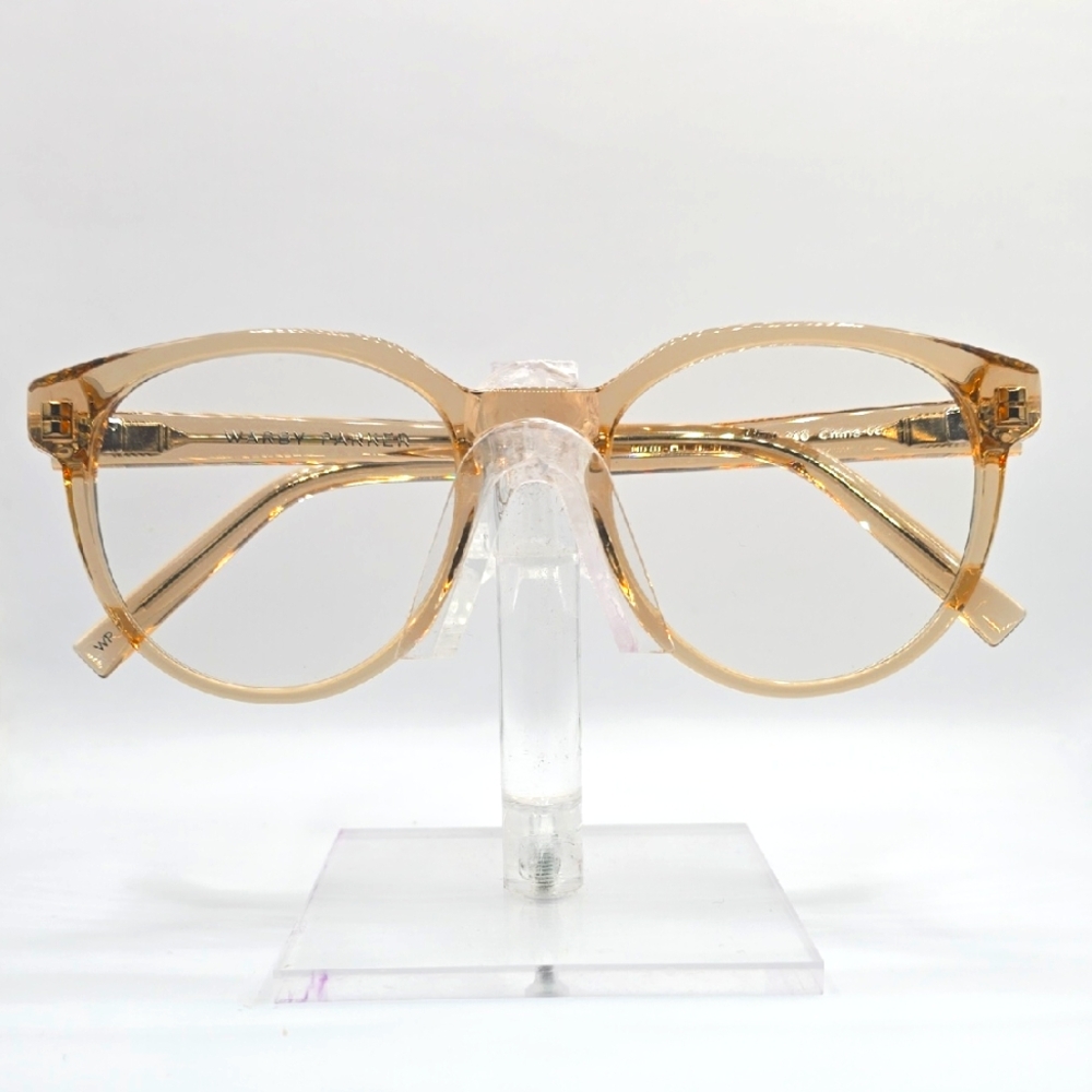 Warby Parker Wright Nutmeg Crystal Reading Glasses